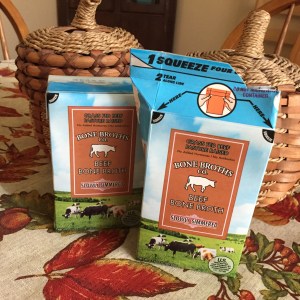 Grass fed beef bones and organic vegetables are used in Bone Broths Co bone broth.